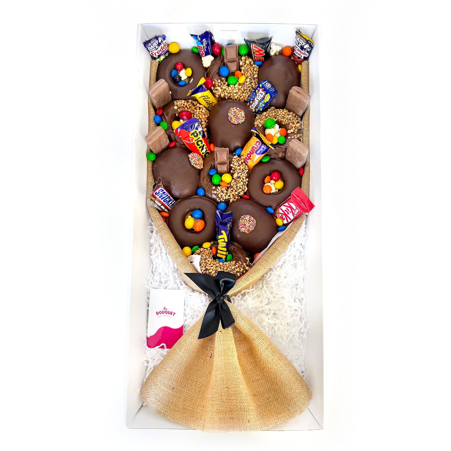 Double Choc Donut Bouquet