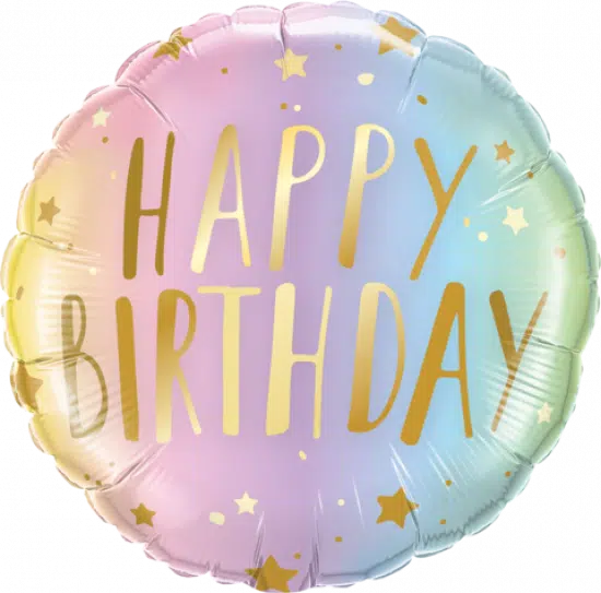 Colourful Birthday Balloon
