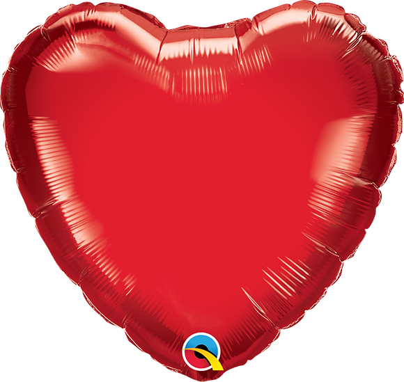 Mini Red Heart Balloon