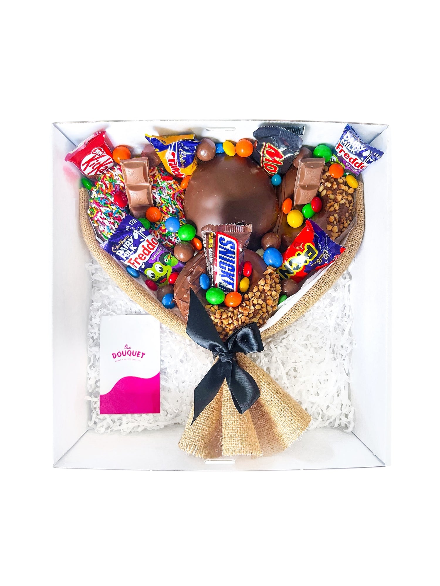 Double Choc Donut Bouquet