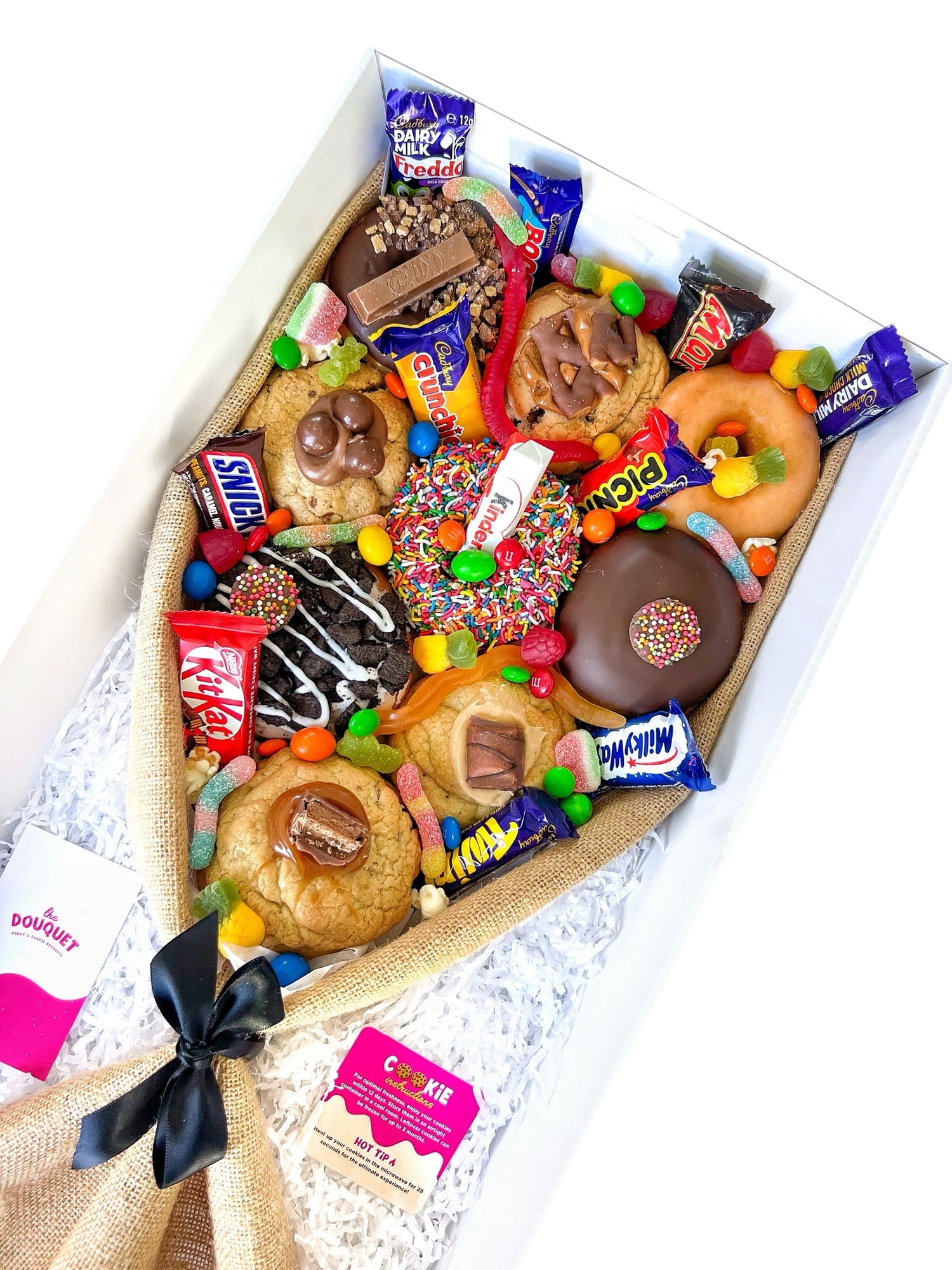 Best Of Both Worlds Donut/Cookie Bouquet