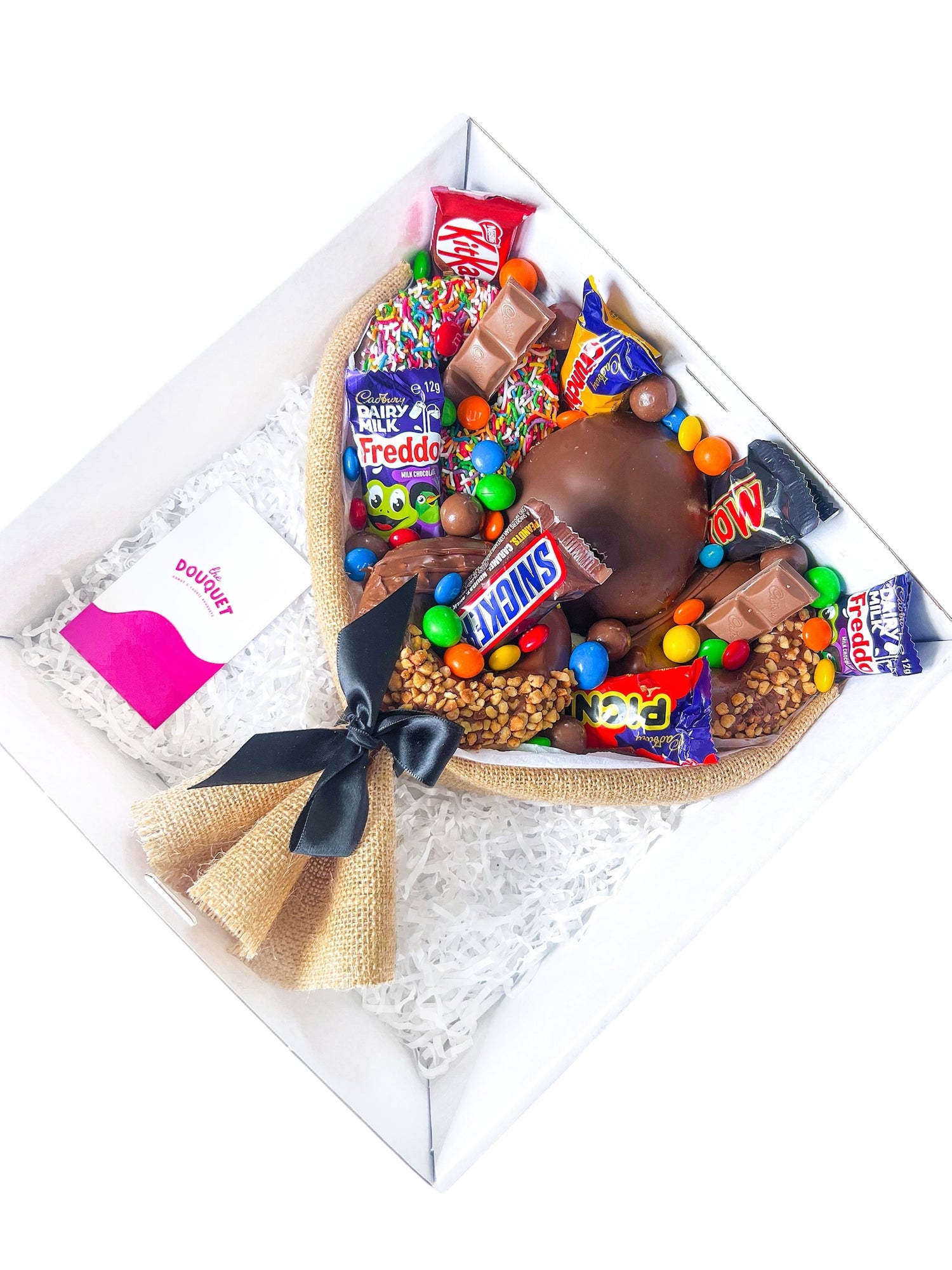 Double Choc Donut Bouquet