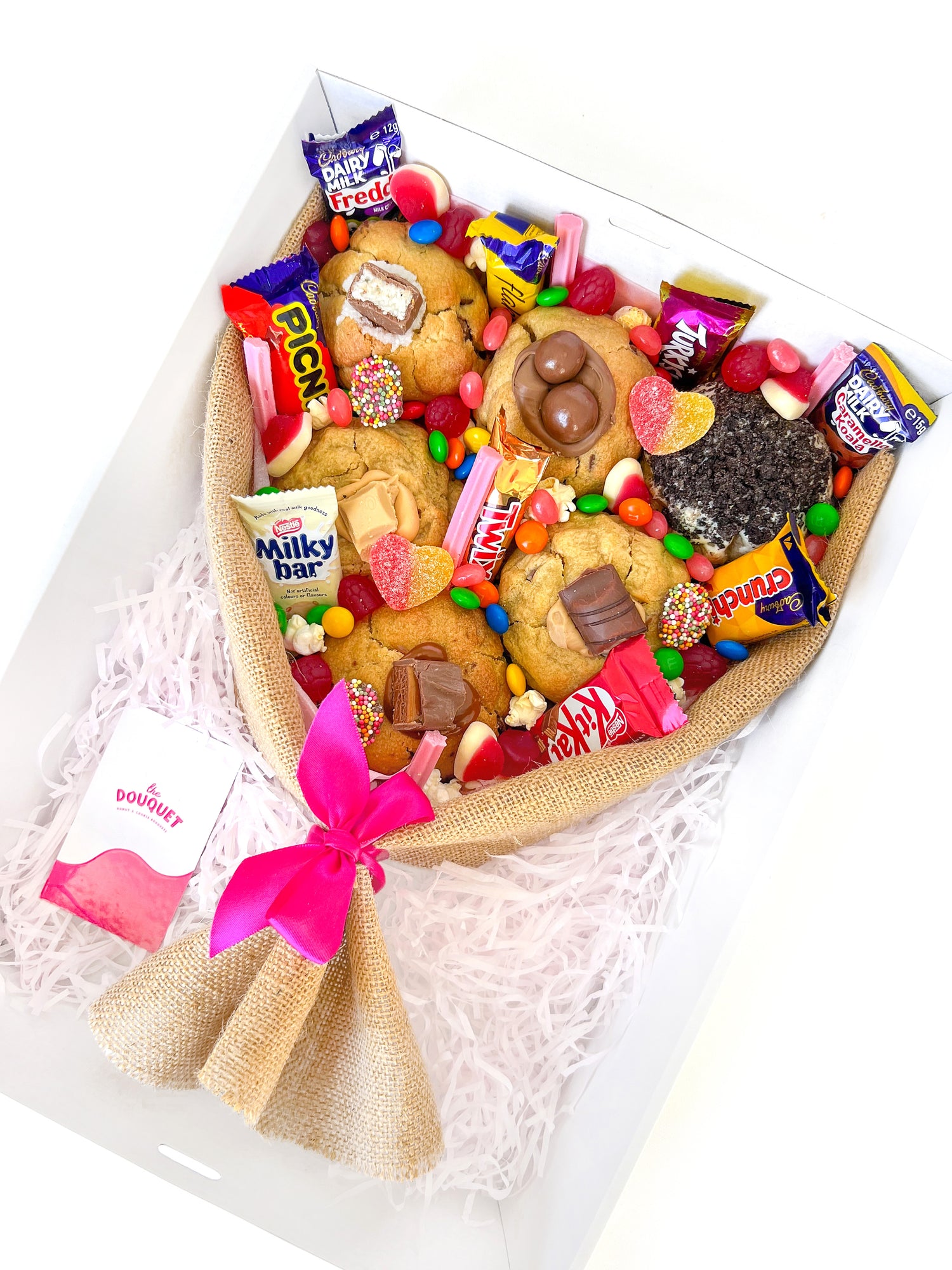 Pretty In Pink Cookie Bouquet